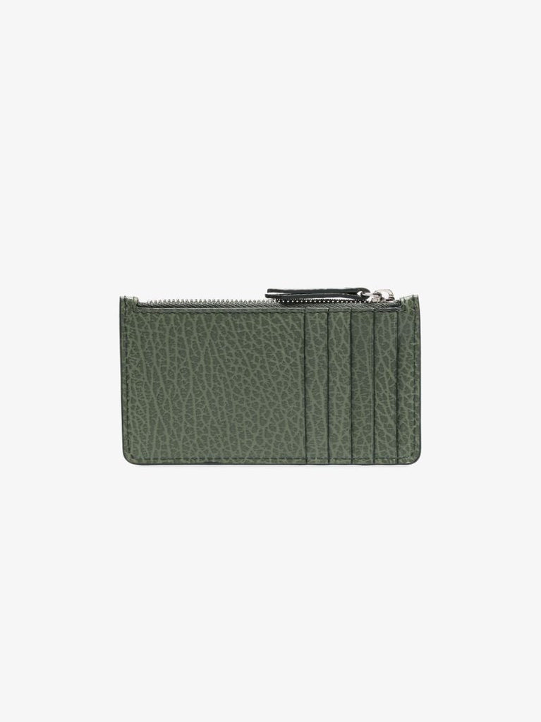 Green Leather Card Holder
