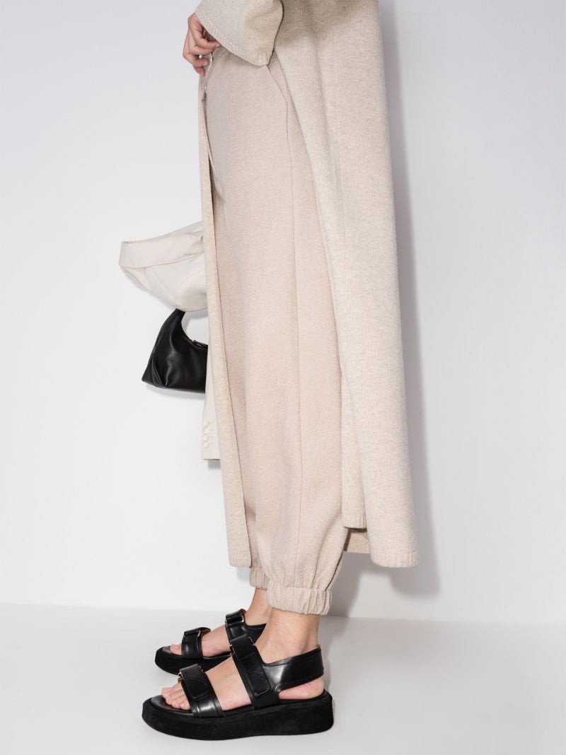 Black Varese 20 Flatform Leather Sandals