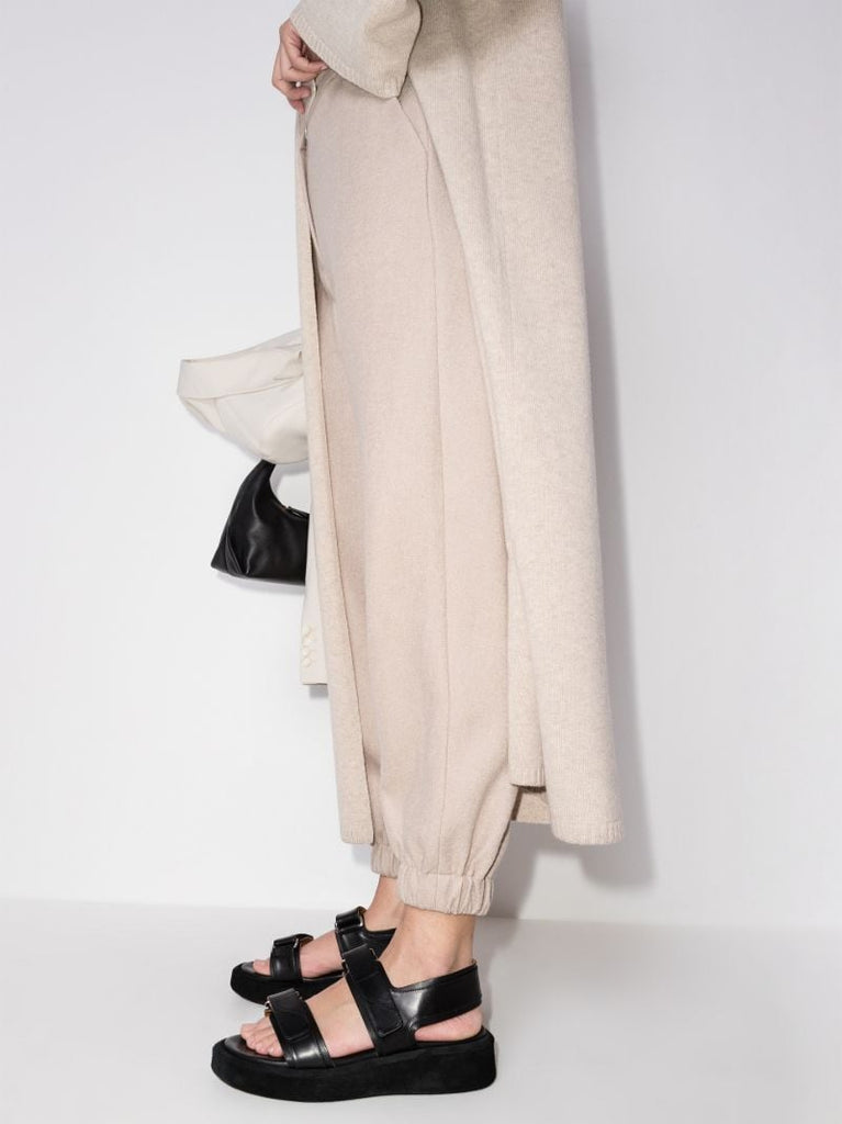 Black Varese 20 Flatform Leather Sandals