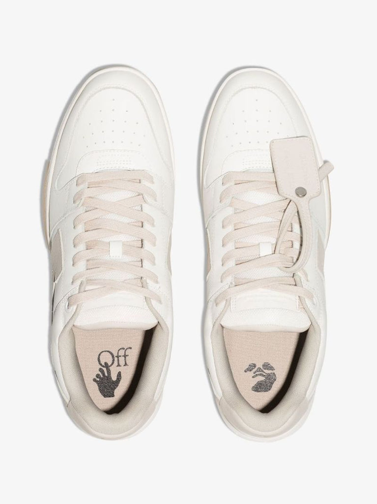 White Out of Office Low-top Leather Sneakers