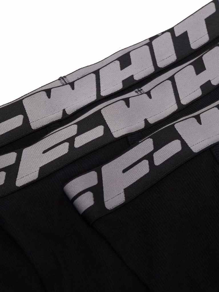 Black Logo Waistband Boxer Briefs Set