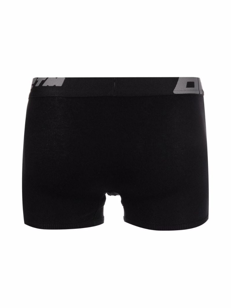 Black Logo Waistband Boxer Briefs Set