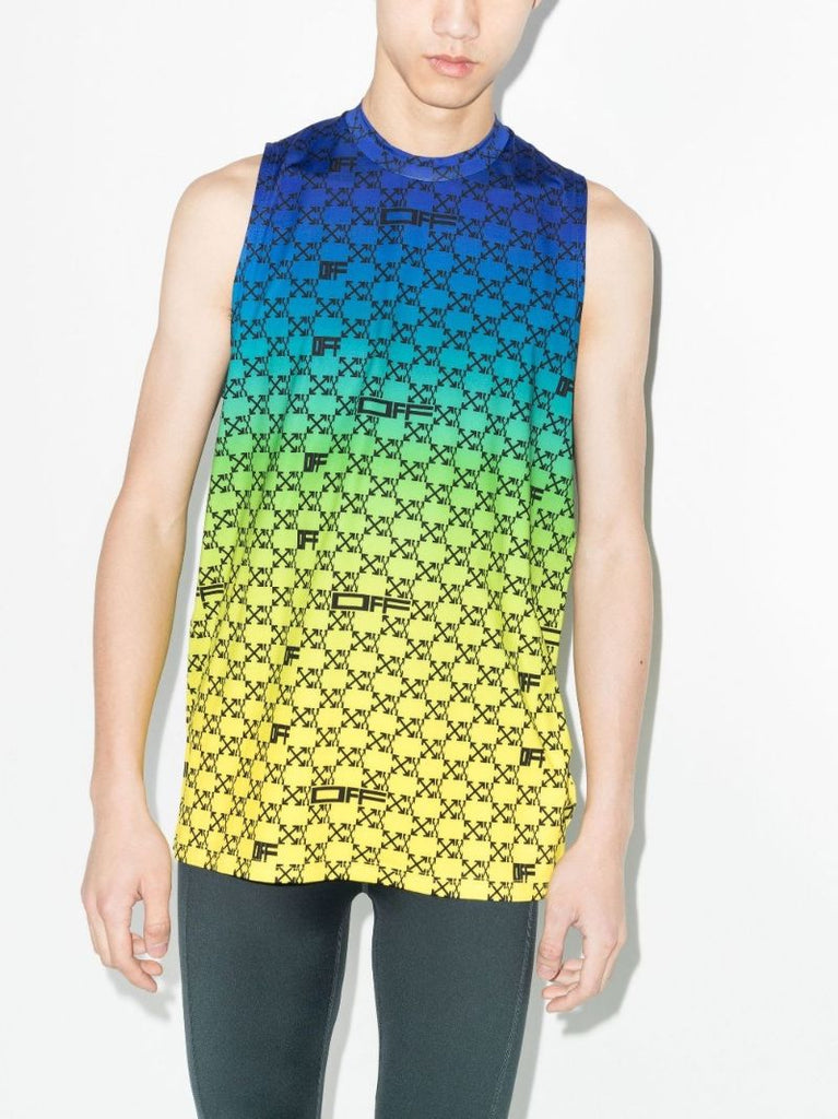 Iridescent OmbrÃ_x0083_Â© Monogram Tank Top
