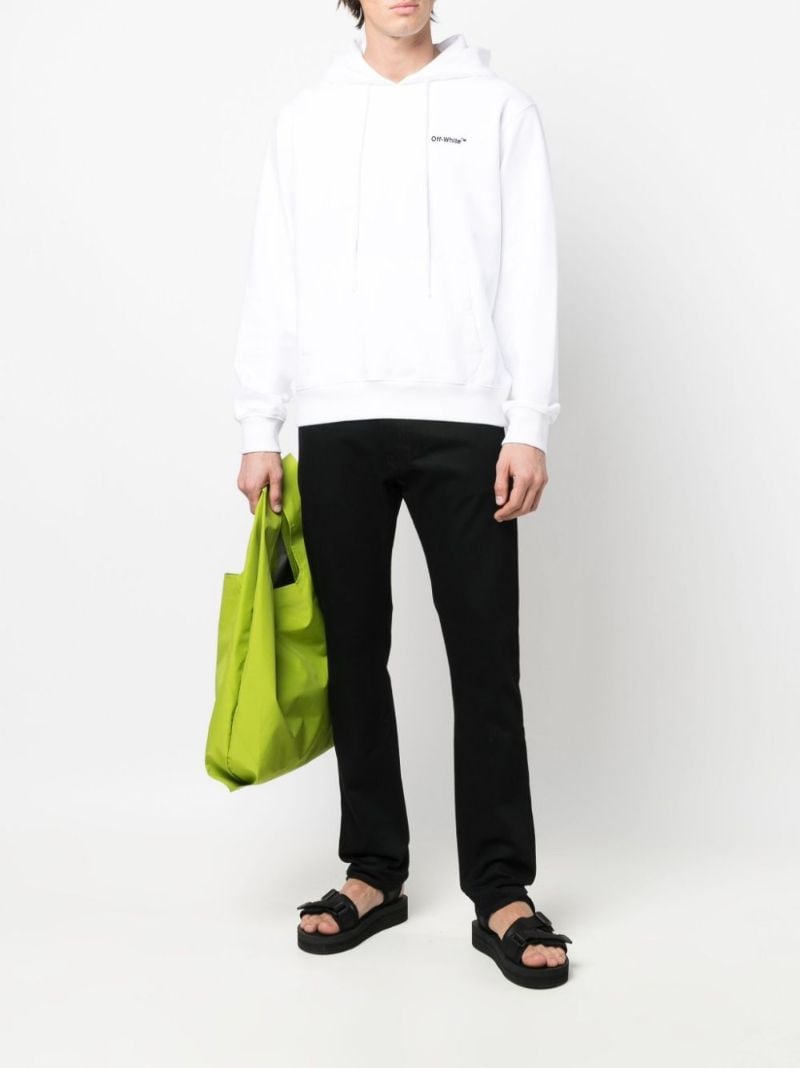 Black Arrows Straight-leg Jeans