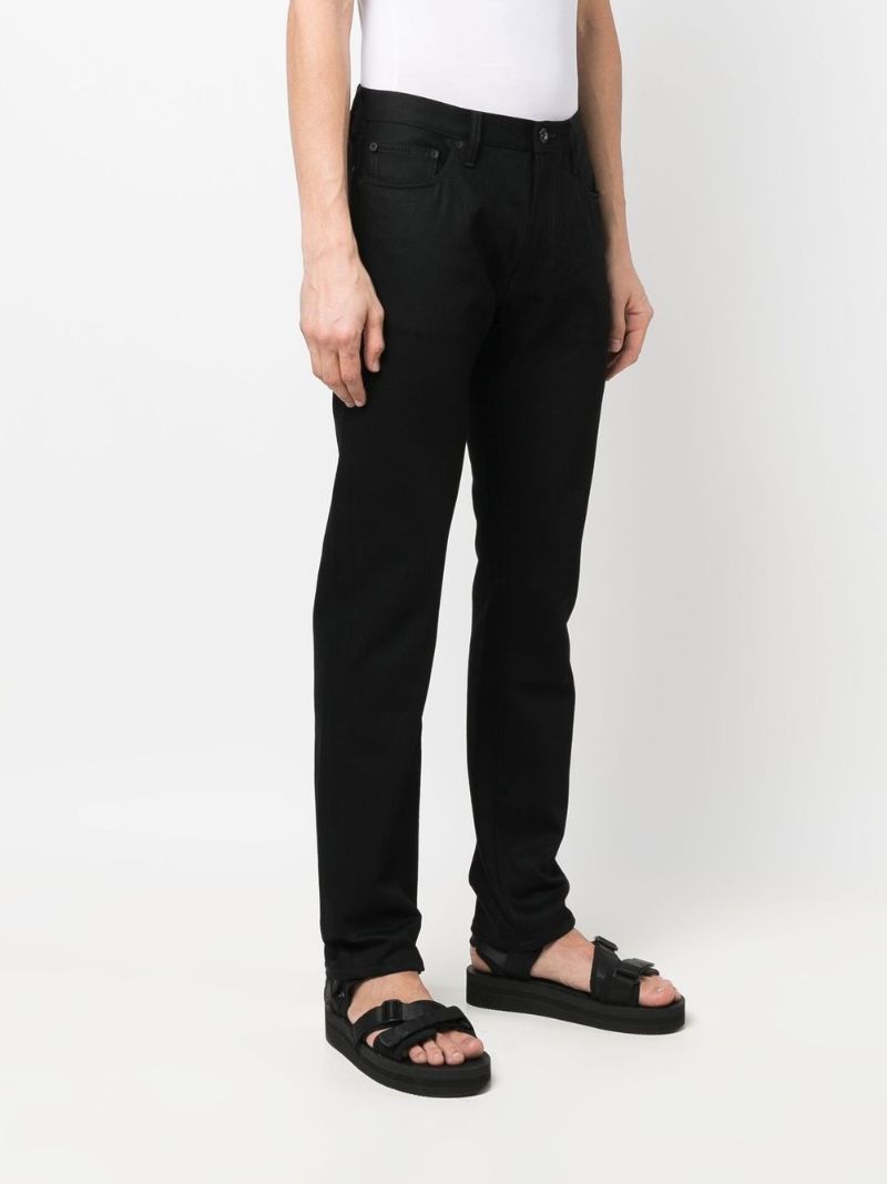 Black Arrows Straight-leg Jeans