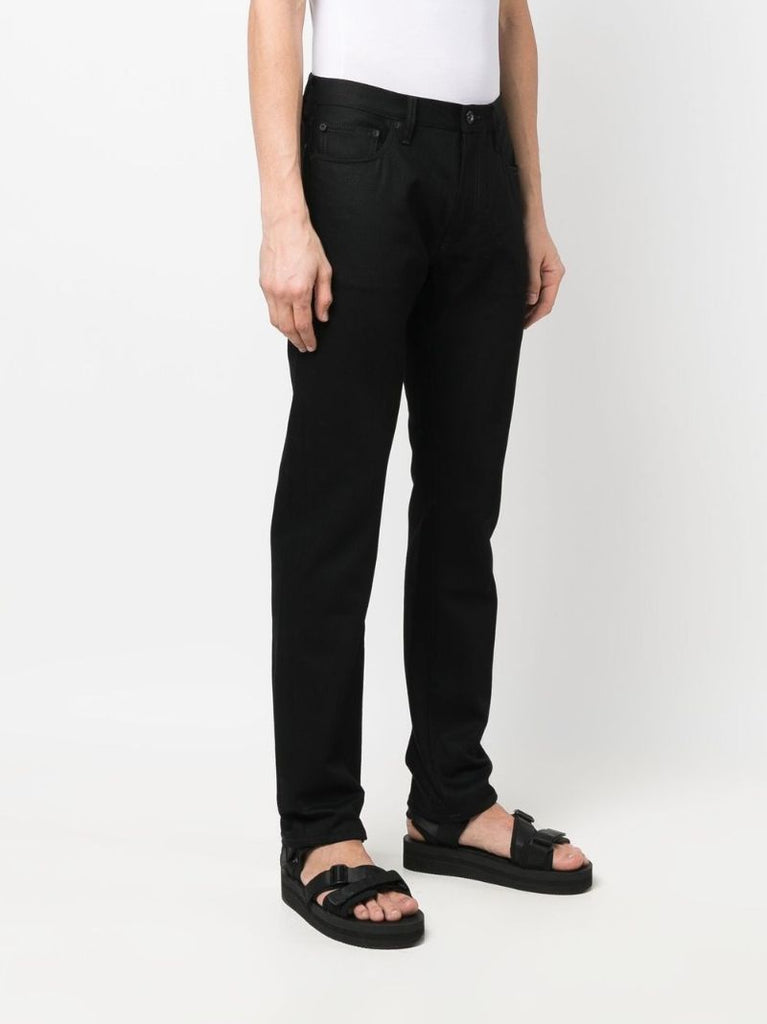 Black Arrows Straight-leg Jeans