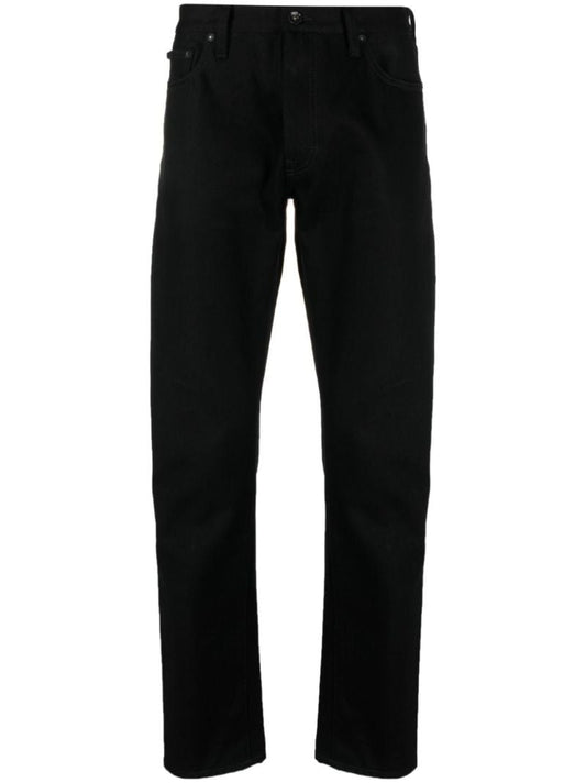 Black Arrows Straight-leg Jeans