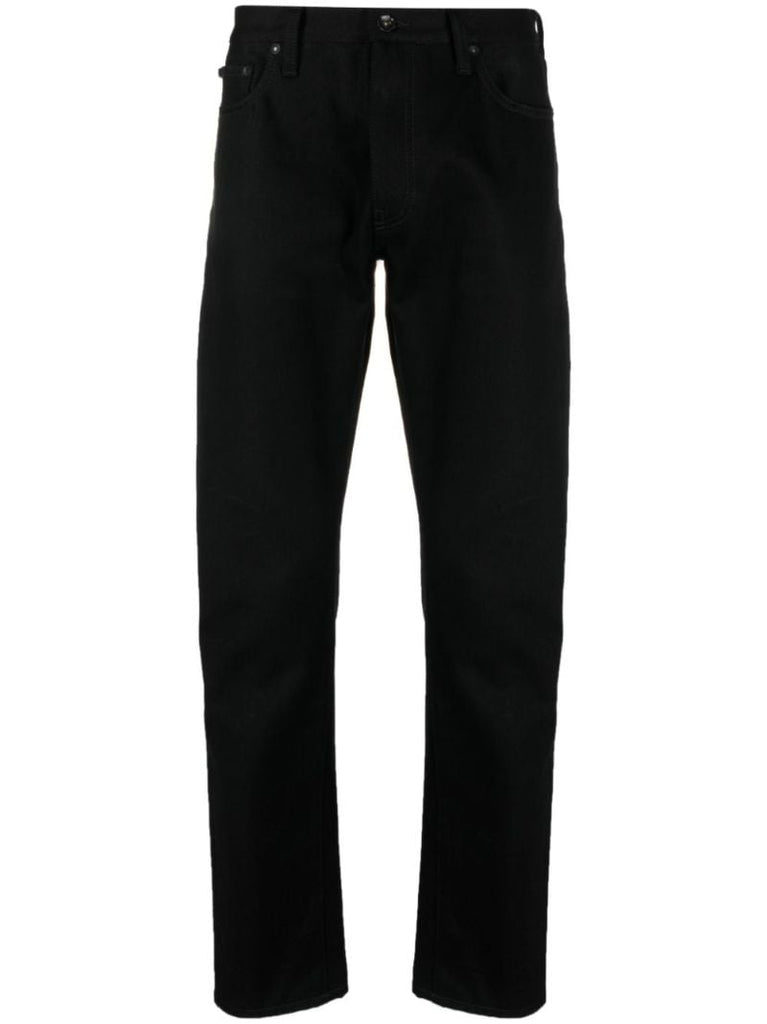 Black Arrows Straight-leg Jeans