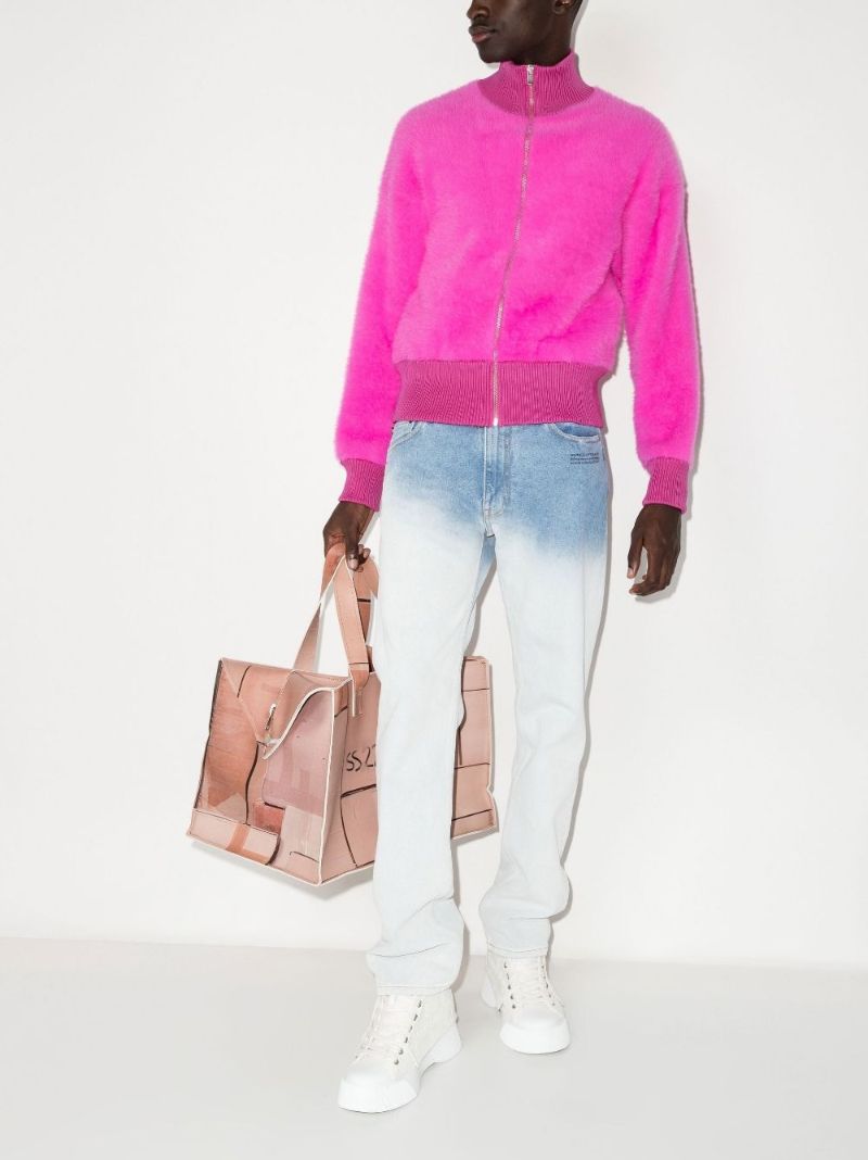 Blue Corp Straight Leg Jeans