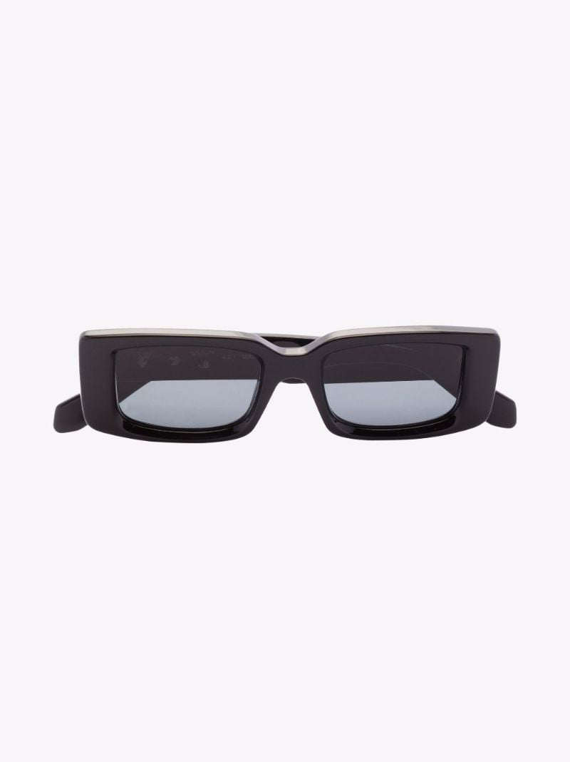 Black Arthur Rectangular Sunglasses