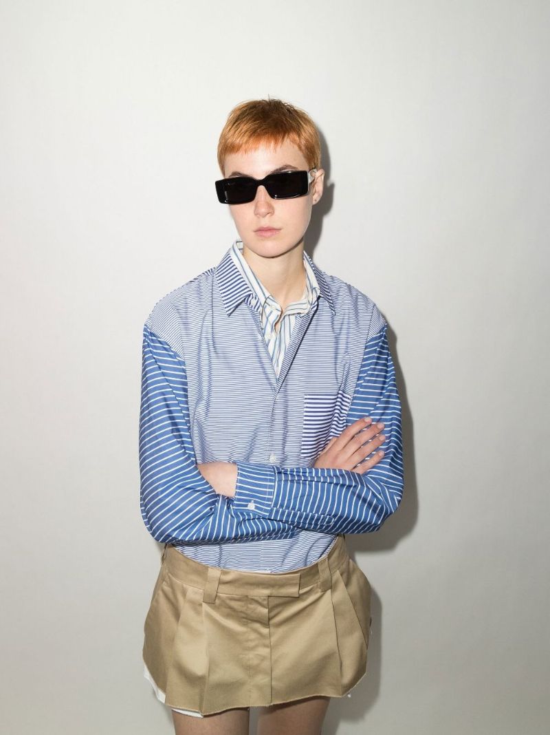 Black Arthur Rectangular Sunglasses