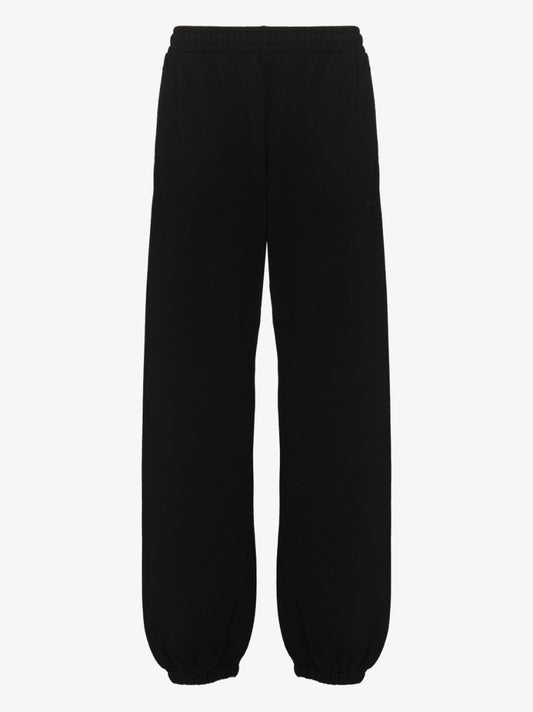 Diag Print Cotton Track Pants