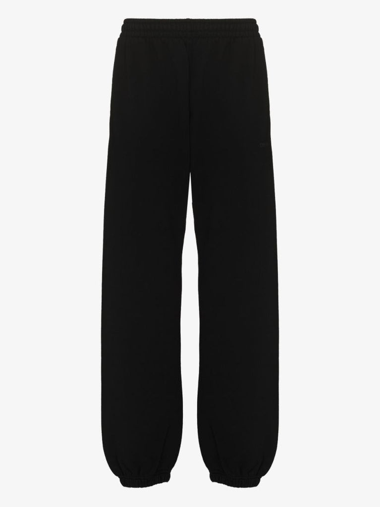 Diag Print Cotton Track Pants