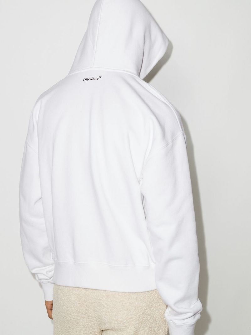 Mona Lisa Print Cotton Hoodie