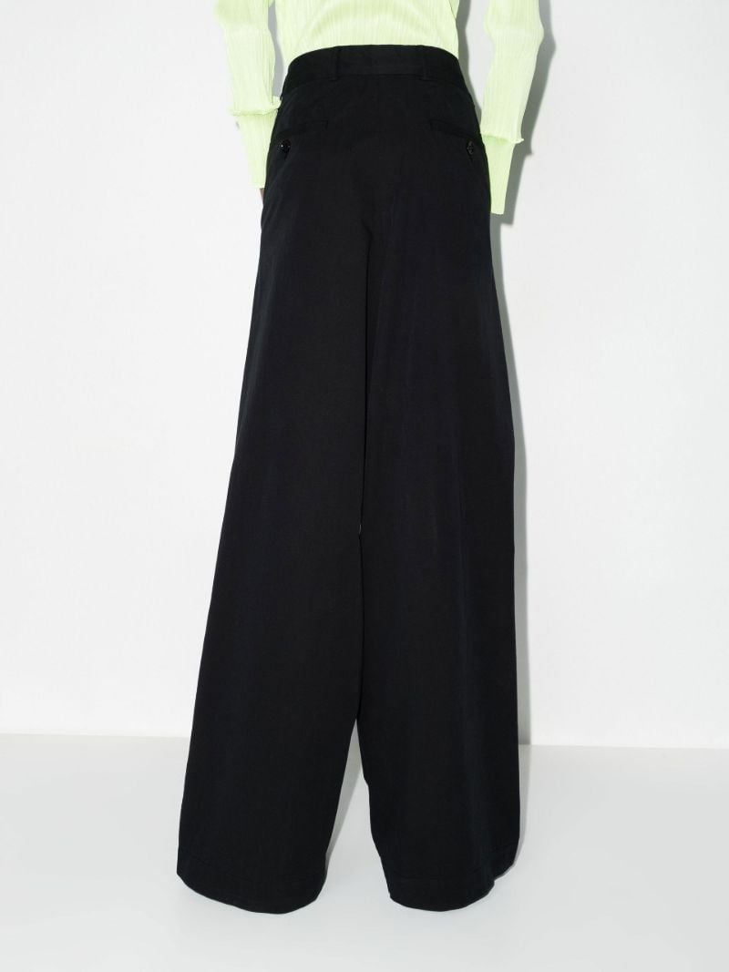 Pamplona Wide Leg Cotton Trousers