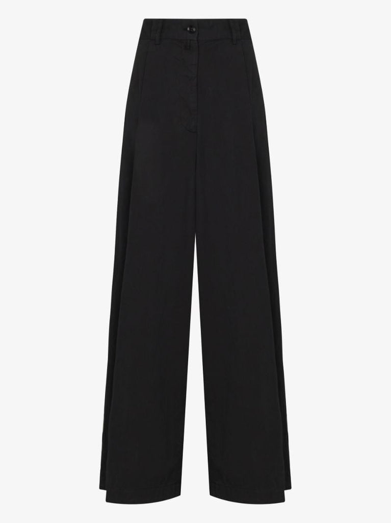 Pamplona Wide Leg Cotton Trousers