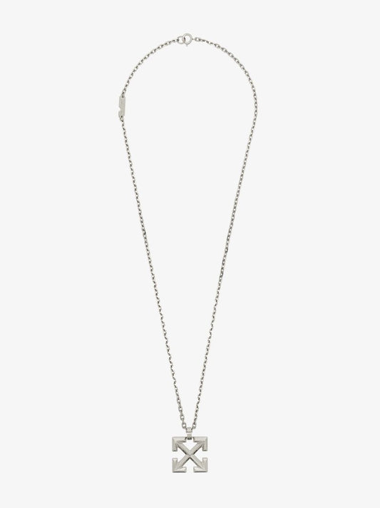 Silver Tone Classic Arrows Necklace