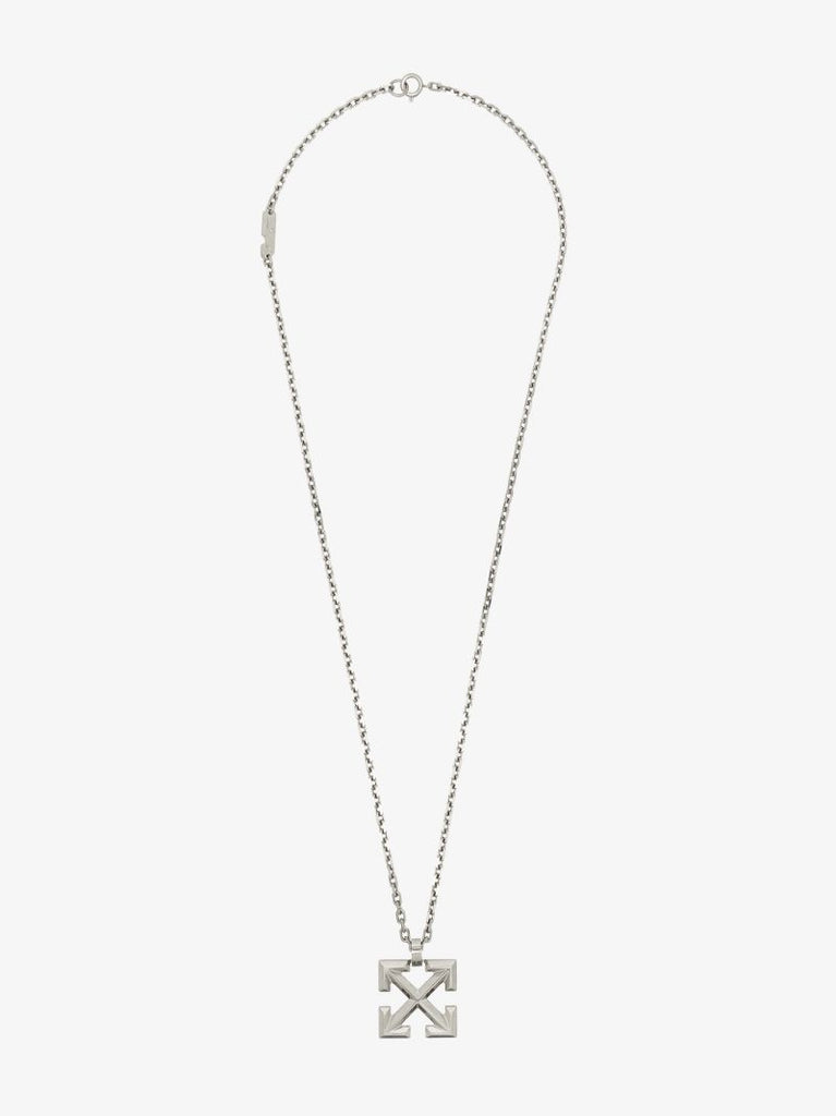 Silver Tone Classic Arrows Necklace