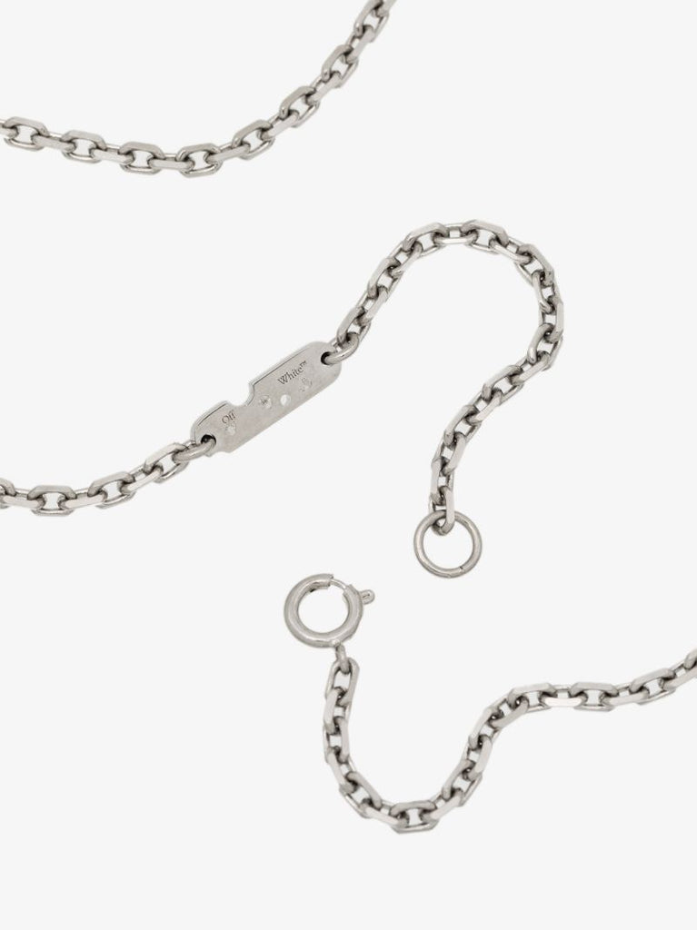 Silver Tone Classic Arrows Necklace