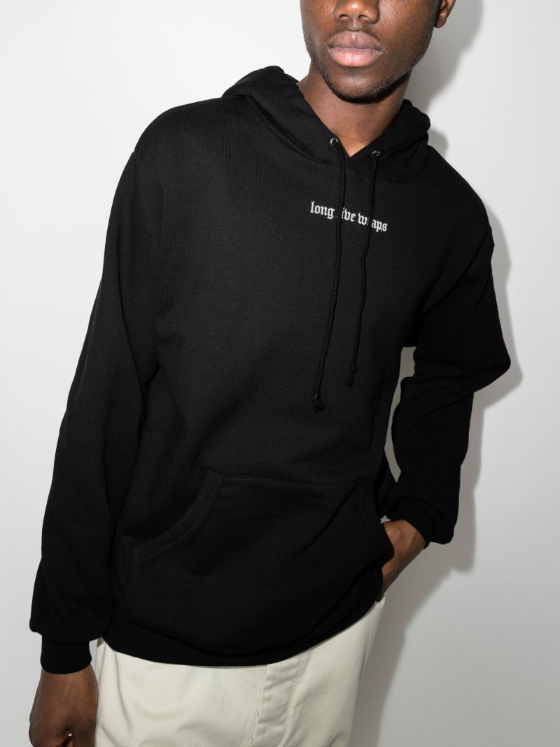 Llw Slogan Print Cotton Hoodie