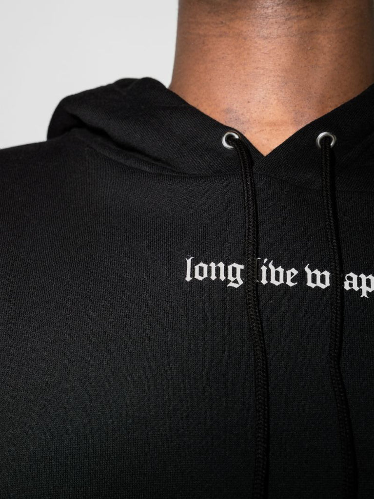 Llw Slogan Print Cotton Hoodie