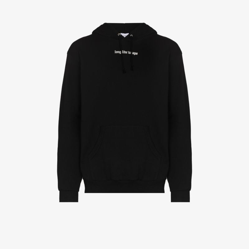 Llw Slogan Print Cotton Hoodie