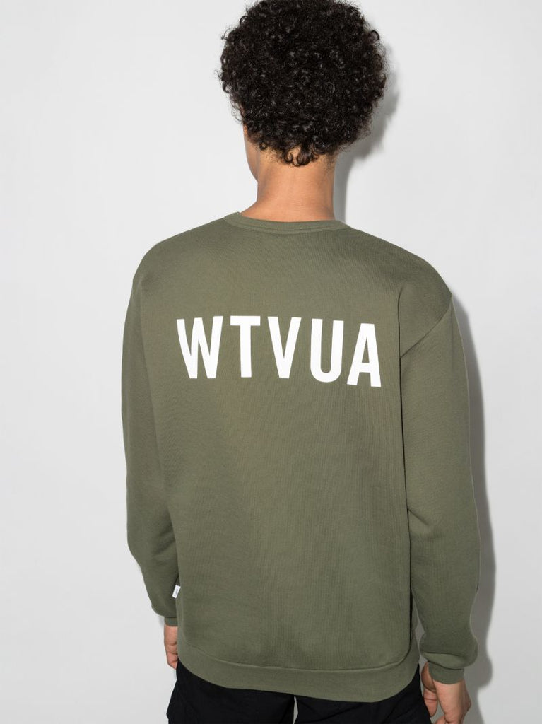 Wtvua Logo Cotton Sweatshirt