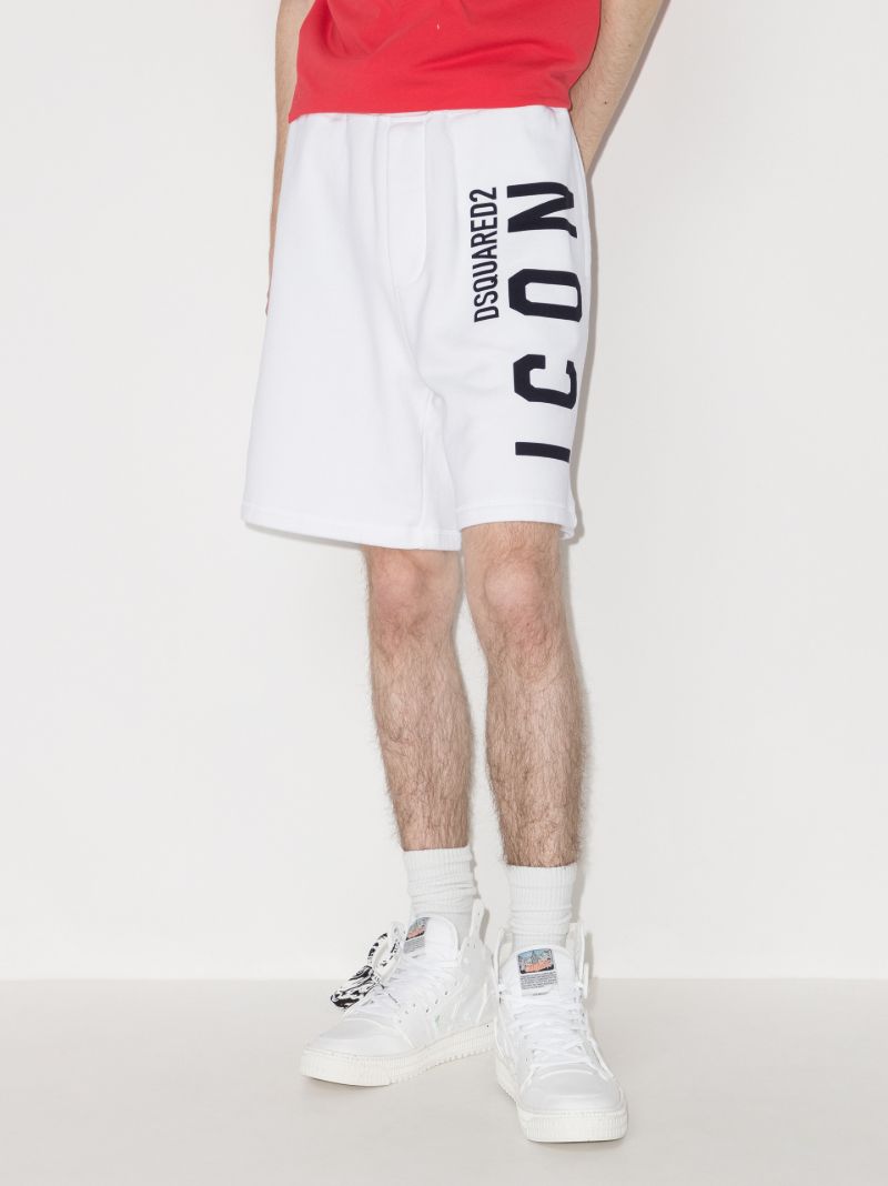 Icon Logo Print Track Shorts