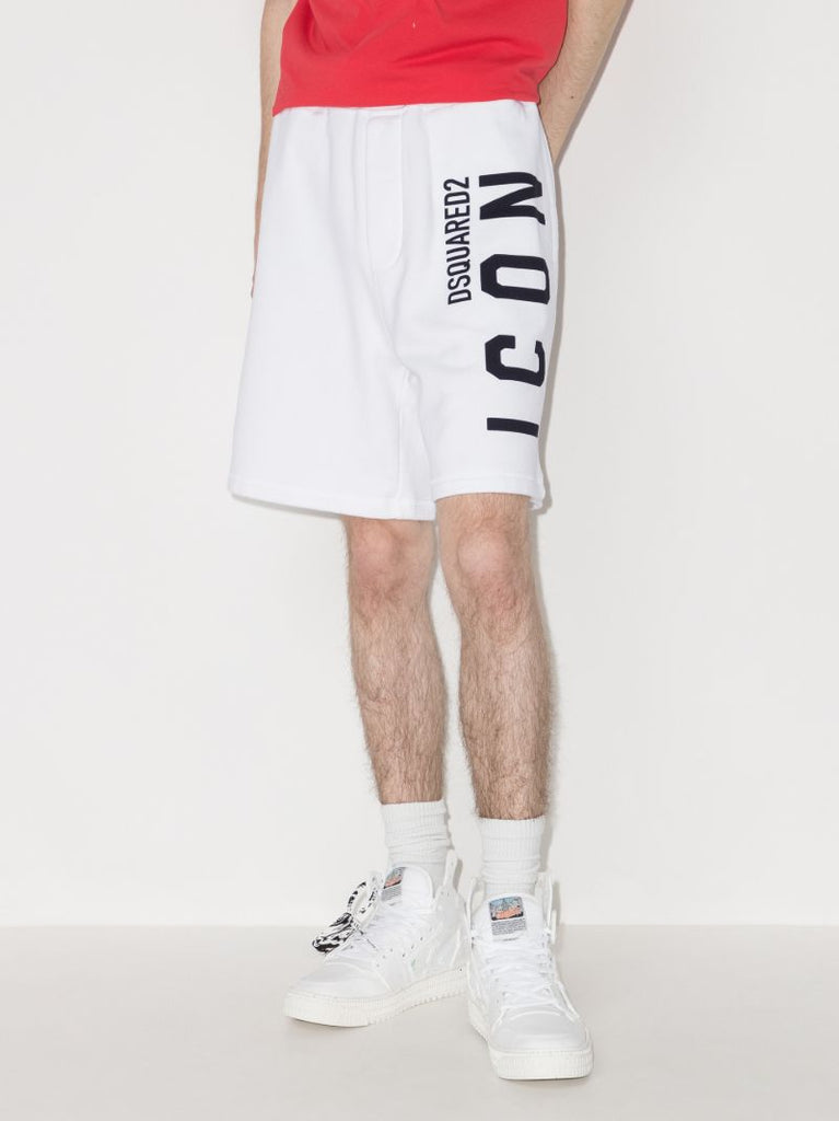 Icon Logo Print Track Shorts