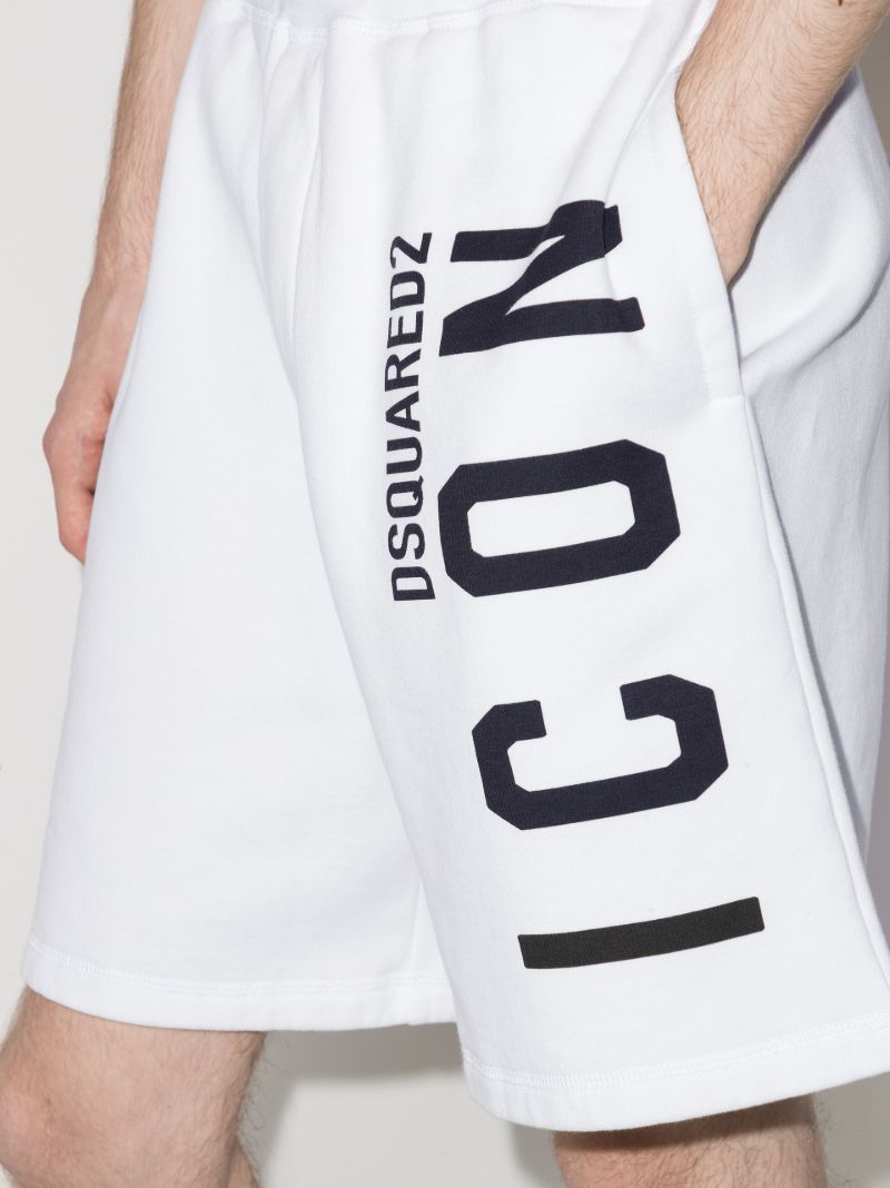 Icon Logo Print Track Shorts