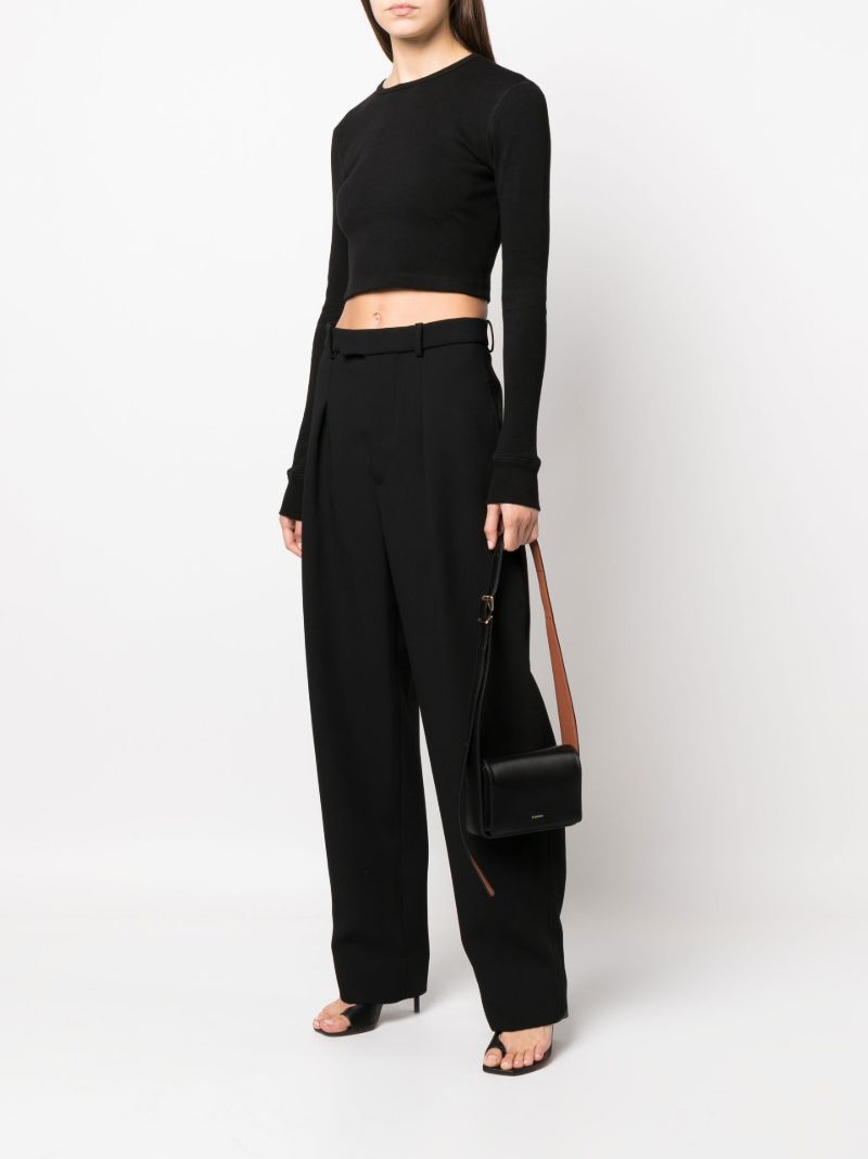 X Hailey Bieber Black Thermal Top