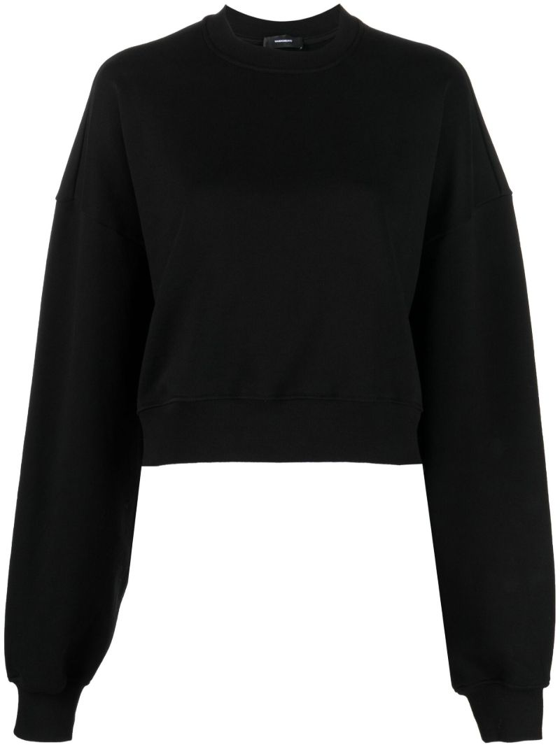 X Hailey Bieber Black Oversize Track Top