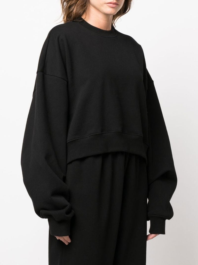 X Hailey Bieber Black Oversize Track Top