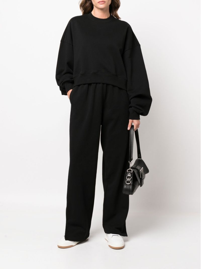 X Hailey Bieber Black Oversize Track Top