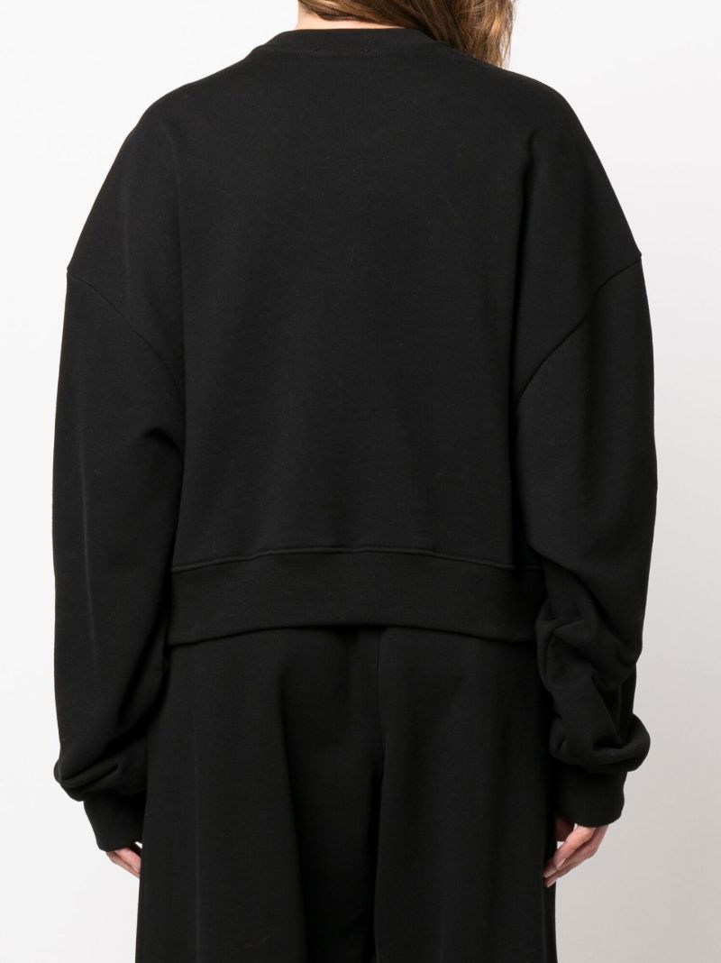 X Hailey Bieber Black Oversize Track Top