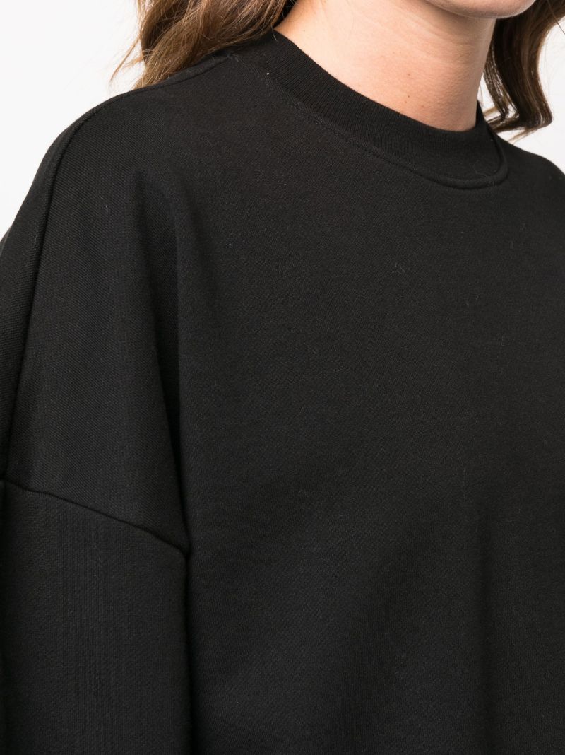 X Hailey Bieber Black Oversize Track Top