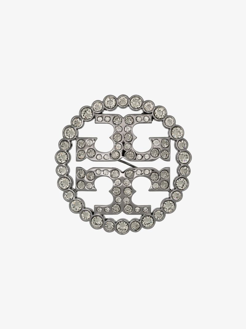 Silver Tone Miller PavÃ_x0083_Â© Brooch