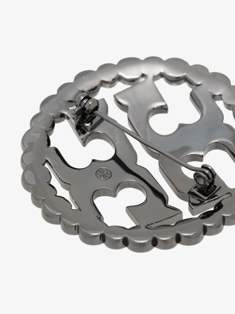 Silver Tone Miller PavÃ_x0083_Â© Brooch