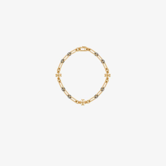 Gold Tone Roxanne PavÃ_x0083_Â© Chain Necklace