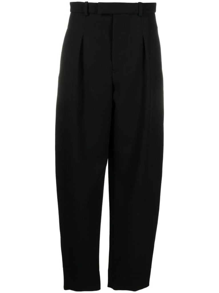 X Hailey Bieber Black Wool Trousers