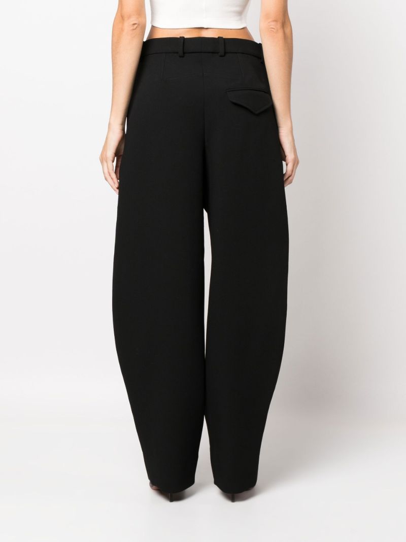X Hailey Bieber Black Wool Trousers