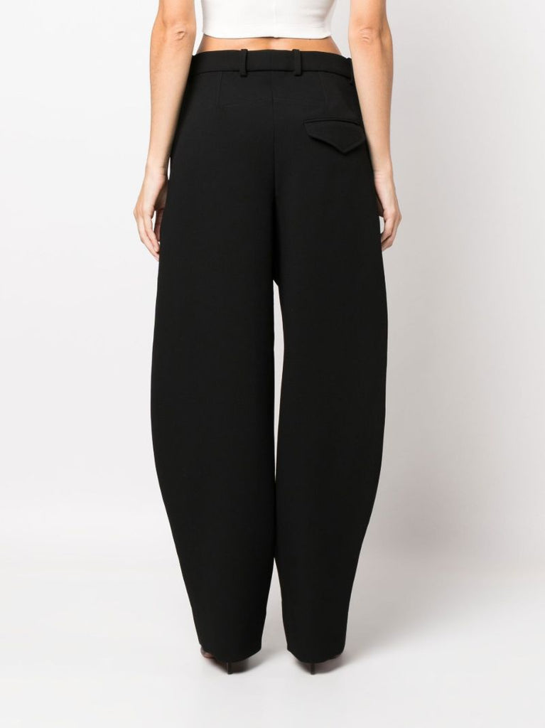 X Hailey Bieber Black Wool Trousers