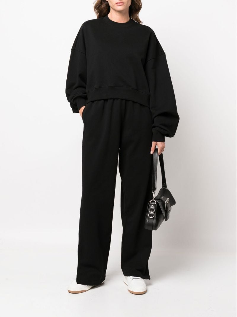X Hailey Bieber Black Oversize Track Pants