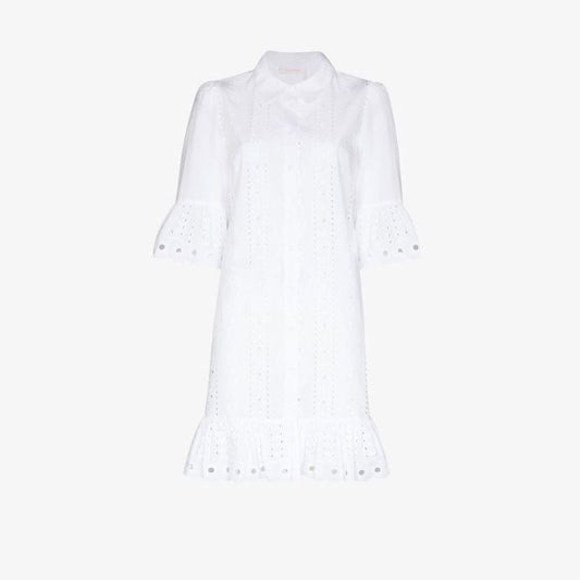 Sbc Cotton Poplin Broderie Anglaise Mini