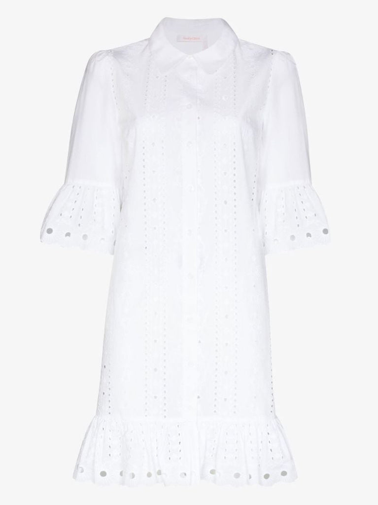 Sbc Cotton Poplin Broderie Anglaise Mini