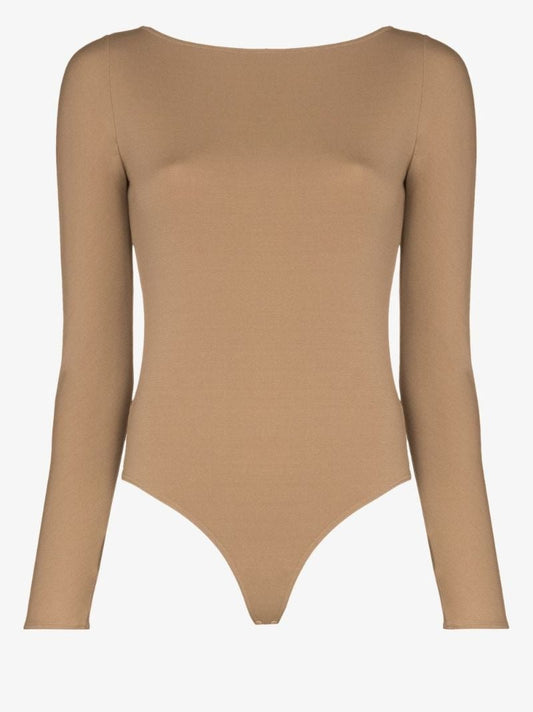 Brown the Back-cut-out Bodysuit