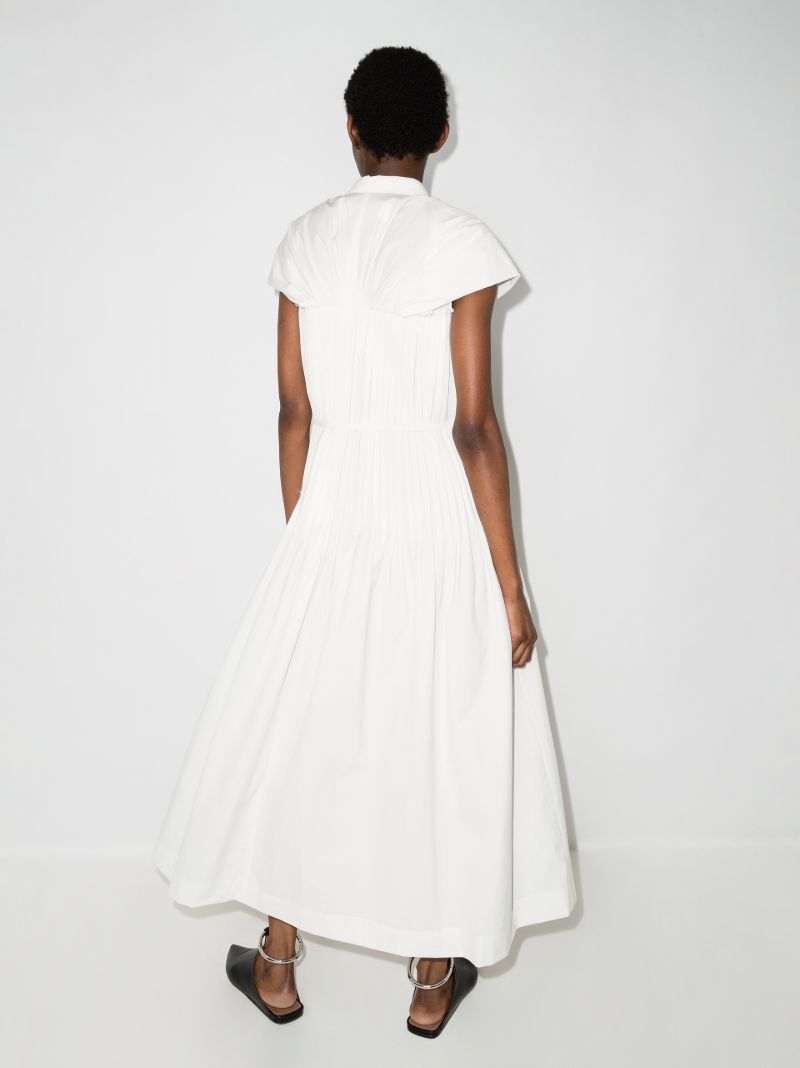 Pleated Maxi Dress