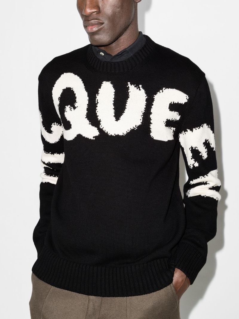 Graffiti Logo Intarsia Sweater