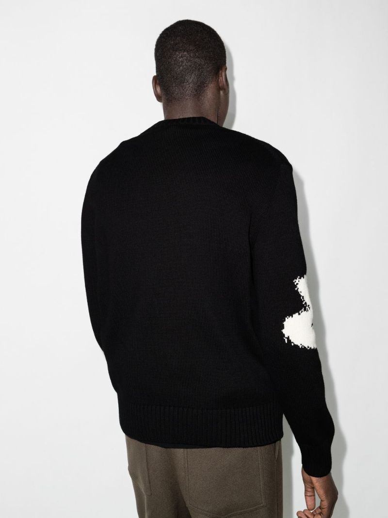 Graffiti Logo Intarsia Sweater