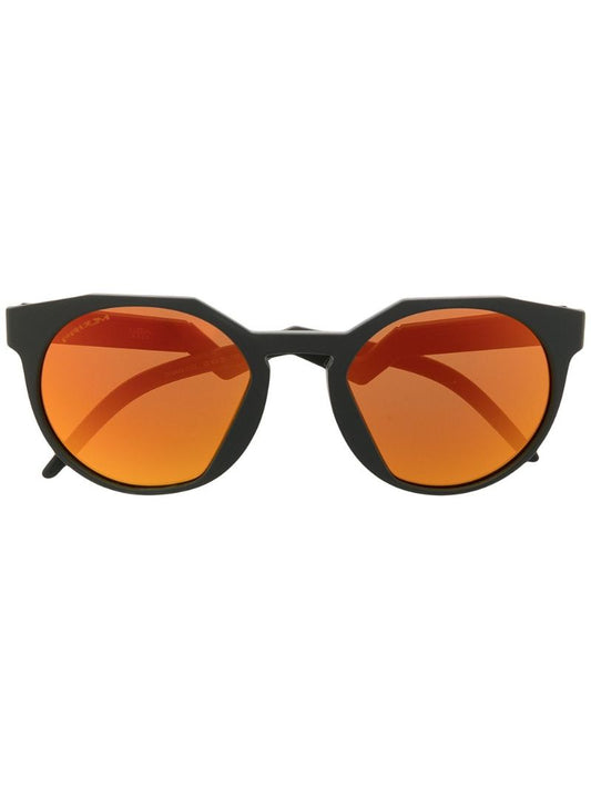 Black Hstn Round Sunglasses